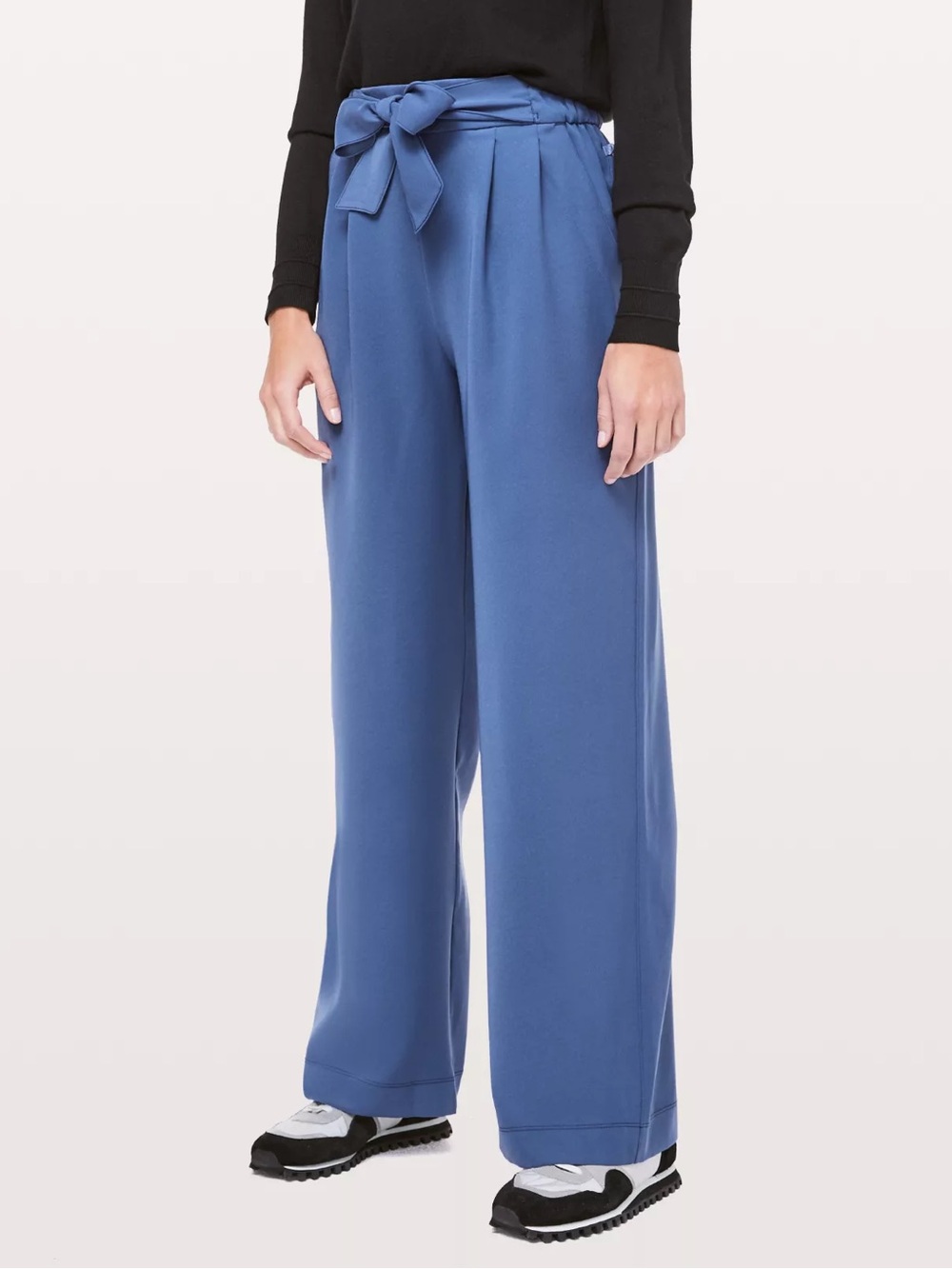 Lululemon Noir Pant High-Waist Wide Leg Tie-Waist